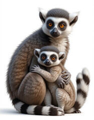 Obraz premium Playful Primate: Lemur