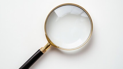 Magnifying Glass isolated on White Background