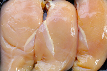 Chicken breast meat without skin