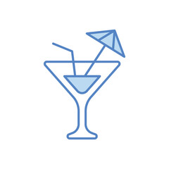 Coctail vector icon