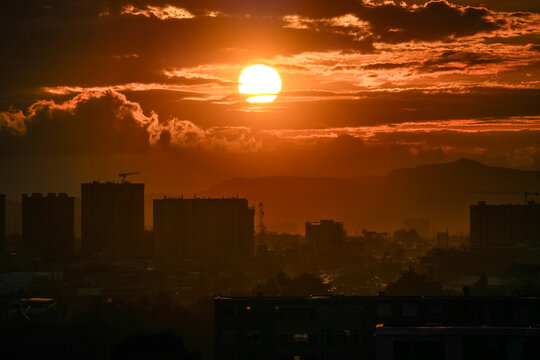 Bogota al atardecer