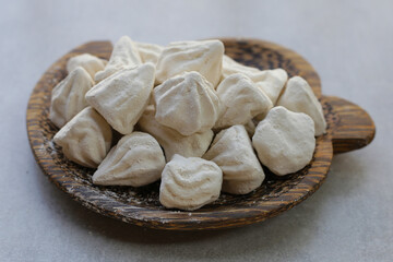 White clay filler, Soft-prepared chalk.  Thai tradition, Songkran festival