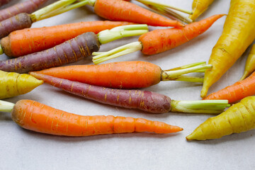 Fresh carrot vegetables, Ripe carrots