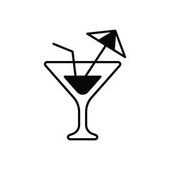 Coctail vector icon