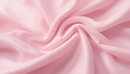Obraz premium Soft pink silk fabric folds for luxury and fashion backgrounds
