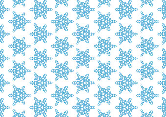  pattern with snowflakes