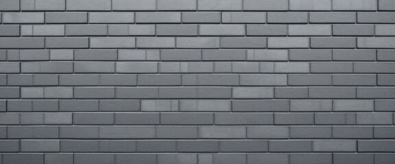 Naklejka premium Sleek modern grey brick texture with uniform rectangular bricks, smooth surfaces, and sharp clean lines, giving a contemporary architectural look