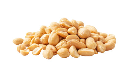 Salted peanuts piling up, showcasing nutritious snacking for health-conscious vegan and vegetarian lifestyles