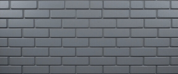 Sleek modern grey brick texture with uniform rectangular bricks, smooth surfaces, and sharp clean lines, giving a contemporary architectural look