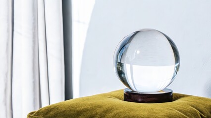 Obraz premium Crystal Ball on Cushion