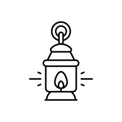Lantern Light vector icon