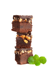 Nut Brownie, Homemade German Chocolate Cake, Chocolate Peanuts Cake, Brownie Square Piece