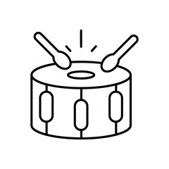 Party Drum vector icon