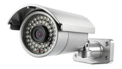 Security Camera on White Background