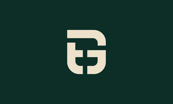 tg or tgj monogram logo