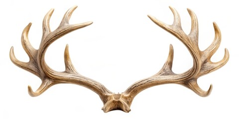 Antlers on White Background