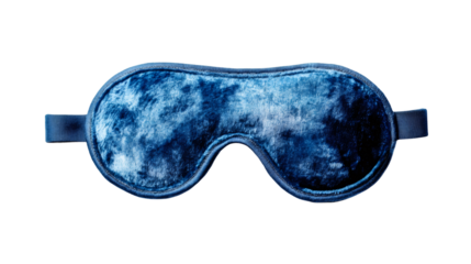 Soft sleeping mask blocking light, providing peaceful relaxation and deep comfort during rest