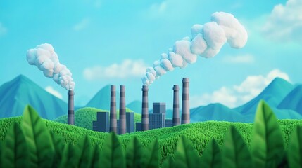 Somneuk industries innovating low-carbon technologies in greenery landscape industrial action eco-friendly environment