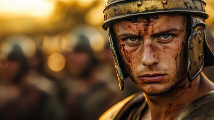 Portrait of a Caucasian Warrior