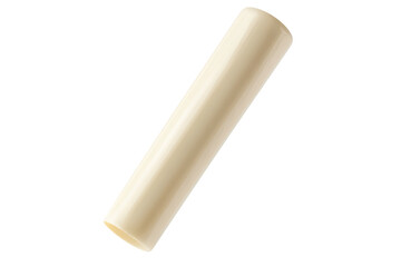 A smooth, cylindrical object balances gracefully on a surface hinting at creativity and elegance isolated on transparent background