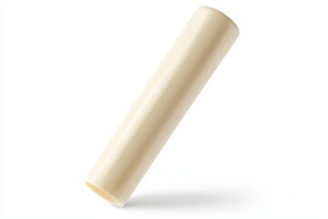A smooth, cylindrical object balances gracefully on a surface hinting at creativity and elegance isolated on transparent background