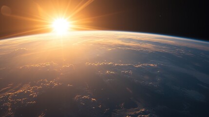 Exploring the cosmos human space initiatives earth’s orbit visual art cosmic environment aerial view innovation in chaos