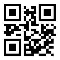 QR code that, when scanned, displays the words "Mission complete!". Scan QR code icon. Digital scanning QR code. Isolated on transparent background.
