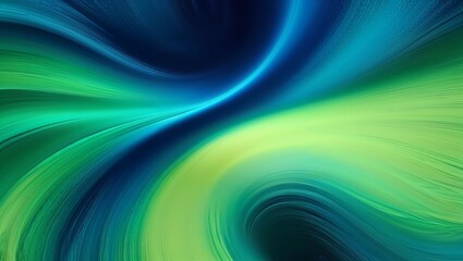 An engaging abstract image featuring dynamic blue and green swirls.