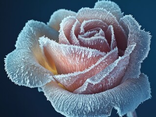 Obraz premium Frosty Rose