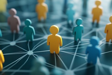 Innovative 3D showcasing an HR software solution for comprehensive employee retention tracking workforce management and performance optimization within a corporate or enterprise setting