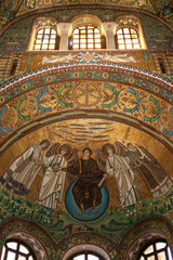 Fototapeta premium Mosaici della basilica di San Vitale, città di Ravenna, Emilia Romagna