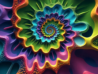 Abstract Fractal Swirl