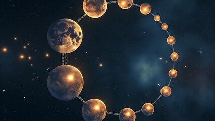 Line of Many Moon Rotation