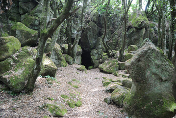 La foresta di Monte Sant'Antonio, la grotta Su Cantareddu