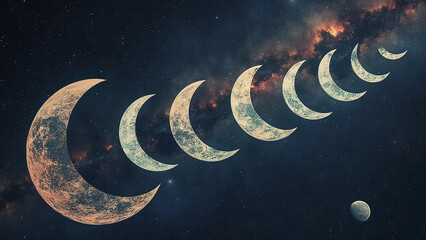 Circular Many Moon Rotation