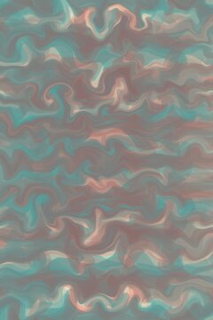 Abstract fluid dynamics in pastel waves background