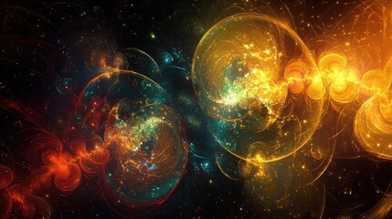 Innovative Abstract Science Backdrop Featuring Intricate Atoms Molecules and Molecular Structures for High Tech Educational and Research Visuals