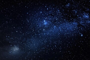 Fototapeta premium Deep Space Explores Twinkling Stars and Distant Galaxies with Cosmic Dust and Nebulae Clouds