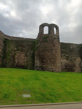 Torre&oacute;n de la Mosquera de la Muralla romana de Lugo, Galicia