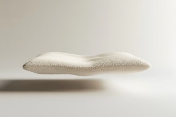 A soft, glowing pillow against a serene backdrop evokes calm and comfort isolated on transparent background