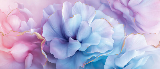 Obraz premium Abstract background of purple petals