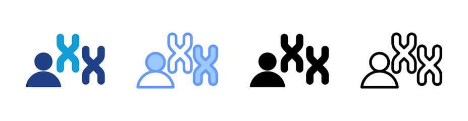 Homology icon set multiple style collection
