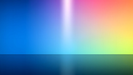 Fototapeta premium A vibrant abstract colorful background with bokeh lights creates a soft, smooth gradient of rainbow hues