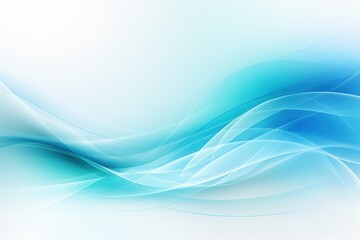 Abstract wavy blue lines on white background. Use wallpaper, design, template
