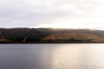 A Stunning View Off The Coast Of Scotland