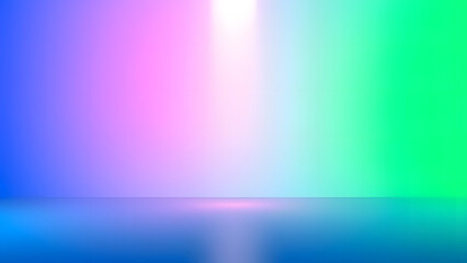 Fototapeta premium A vibrant abstract colorful background with bokeh lights creates a soft, smooth gradient of rainbow hues