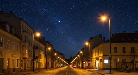 City Street at Night