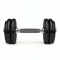 Naklejka premium Transform your home gym with dumbbells. Boost strength and enhance health effortlessly from the comfort of your space.