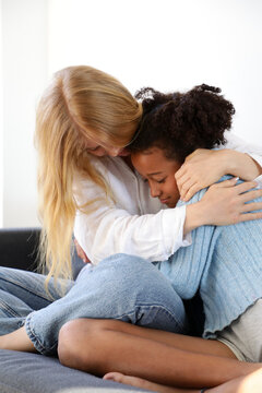 Embracing Comfort and Support in a Tender Moment