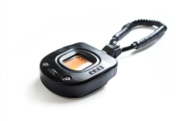 High-tech counting device designed for precise measurements during scientific experiments isolated on transparent background